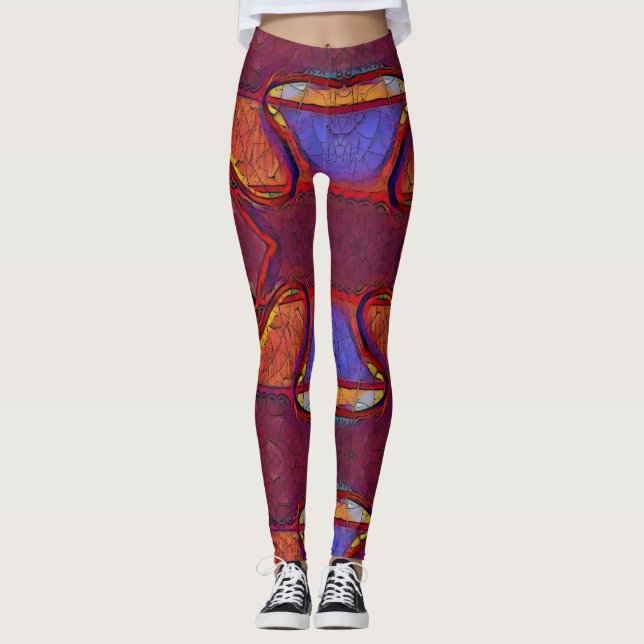 Trockene Erde Leggings (Vorderseite)