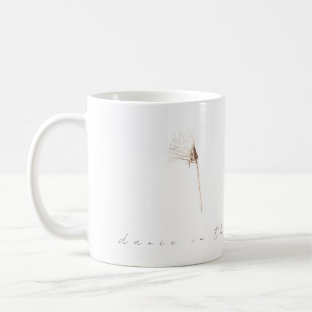 Trockene Lüsternfarbe zeichnend Kaffeezubereitung  Kaffeetasse (Links)
