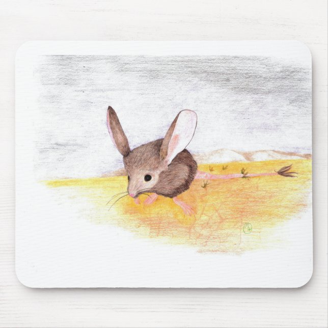 "trockene Maus" Mousepad (Vorne)