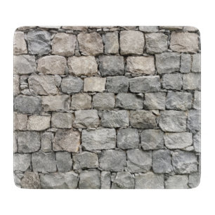 Trockene Steinmauer Quirky Schneidebrett