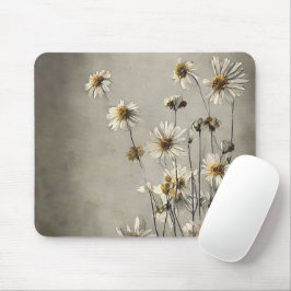 Trockene Wildblume Daisies Mousepad