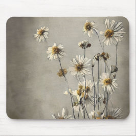 Trockene Wildblume Daisies Mousepad