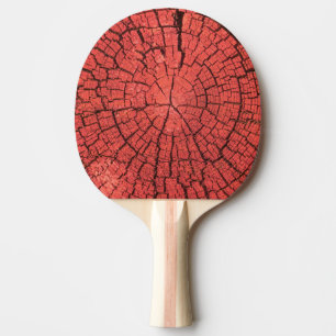 Trockener Baumstamm Ausschnitt Rosa-Rotes Holz Fot Tischtennis Schläger