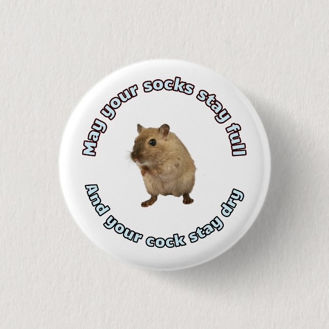 Trockener Knopf Button (Vorderseite)