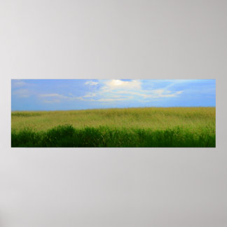 Trockener Sturm über Oklahoma Grasslands I (Color Poster