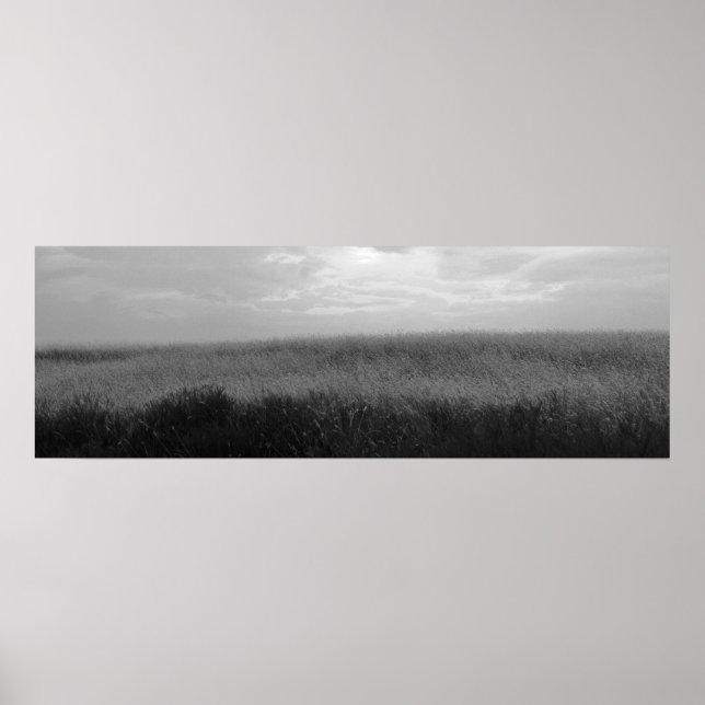 Trockener Sturm über Oklahoma Grasslands I (Oberst Poster (Vorne)