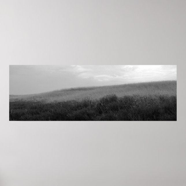 Trockener Sturm über Oklahoma Grasslands II (Obers Poster (Vorne)
