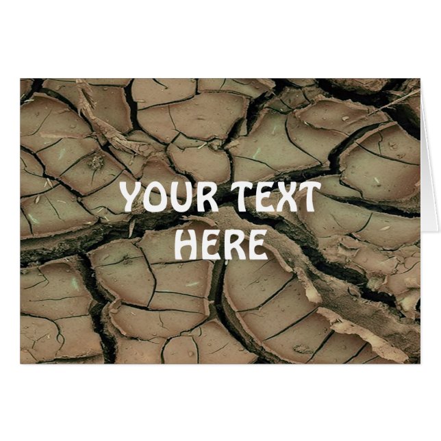 TROCKENERDE + Ihr Text (Vorderseite (Horizontal))