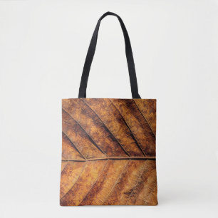 Trockenes Blatt: natürlicher Texturhintergrund. Tasche