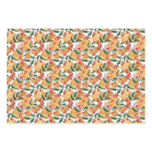 Trockenorangen und Berries Weihnachtsmuster