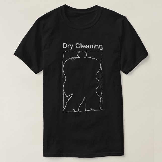 Trockenreinigungs-Band-Merke T-Shirt (Design vorne)
