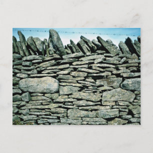 Trockensteinmauer Postkarte