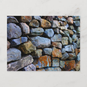Trockensteinwand Postkarte