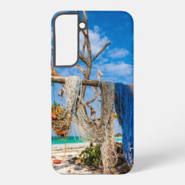 Trocknen der Netze am Strand Samsung Galaxy Hülle