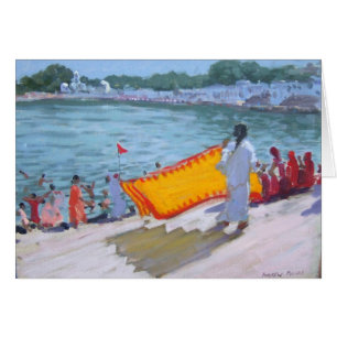 Trocknender Sari Pushkar