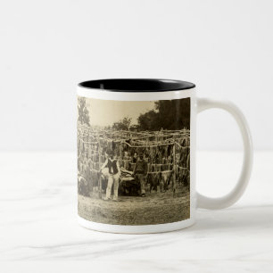 Trocknendes Leder, Argentinien (Albumendruck auf Zweifarbige Tasse