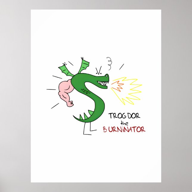 Trogdor The Burninator Poster (Vorne)