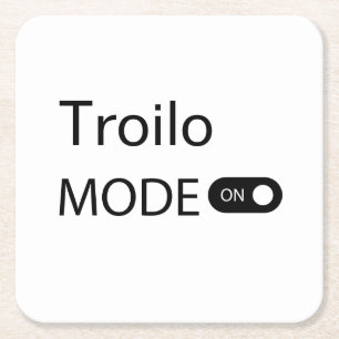 Troilo Mode lustiger Tanguero Tango Tänzer Milonga Rechteckiger Pappuntersetzer
