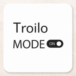 Troilo-Modus lustig Tanguero Tango Dancer Milonga Rechteckiger Pappuntersetzer