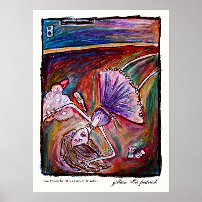 Trois bravo pour tous nos débiles, Poster (Devant)