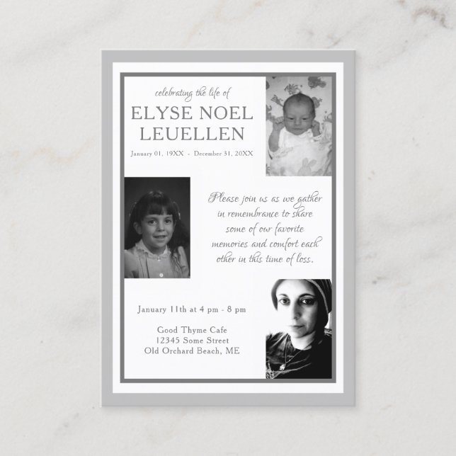 trois cartes commémoratives (Devant)