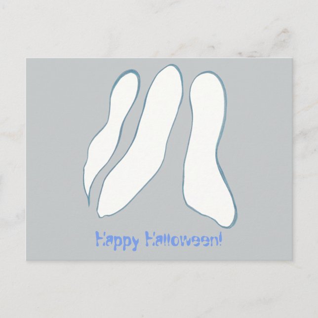 Trois cartes postales Joyeuses Ghosts Halloween (Devant)