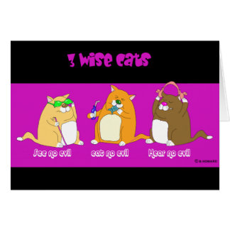 trois chats sages