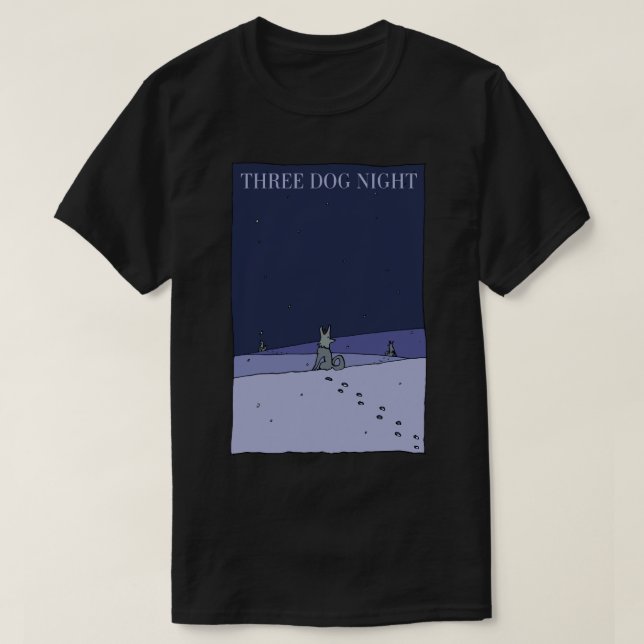 Trois Chiens Nuit - II T-Shirt Classique.png (Design devant)