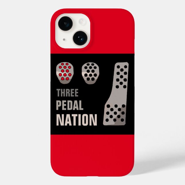 TROIS coque iphone DE LA NATION PEDAL (Verso)