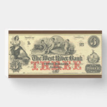 Trois Dollars, Cisjordanie, Devise obsolète