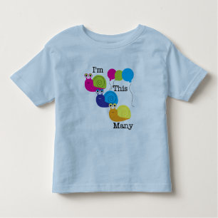 Trois escargots Je suis cette multitude de t-shirt