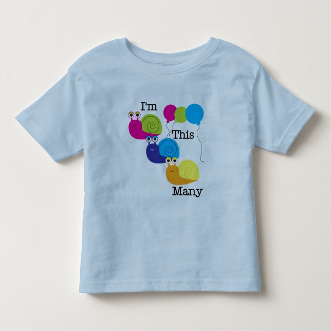 Trois escargots Je suis cette multitude de t-shirt (Devant)