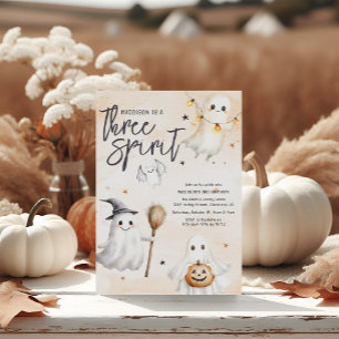 Trois Esprit Troisième Anniversaire Invitation