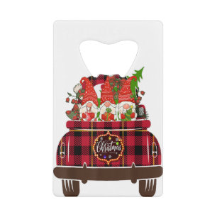 Trois Gnomes Voiture Plaid Matching Family Joyeux