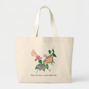 Trois papillons Pointillisme Vos Sacs fourre-tout