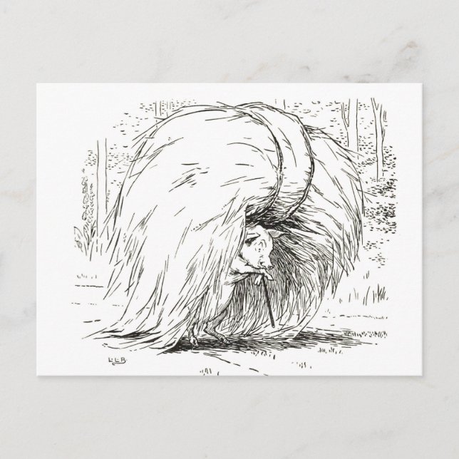 Trois Petits Cochons : La Première Carte Postale P (Devant)