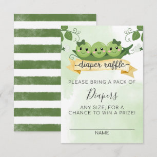 Trois petits pois dans une poitrine Déchets Carte 