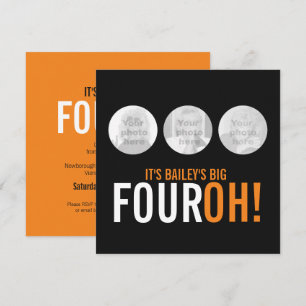 Trois photos 40e FOUROH ! photo invitation d'anniv