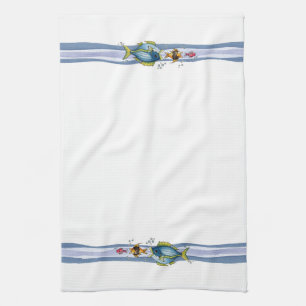 Trois poissons - Serviette de cuisine