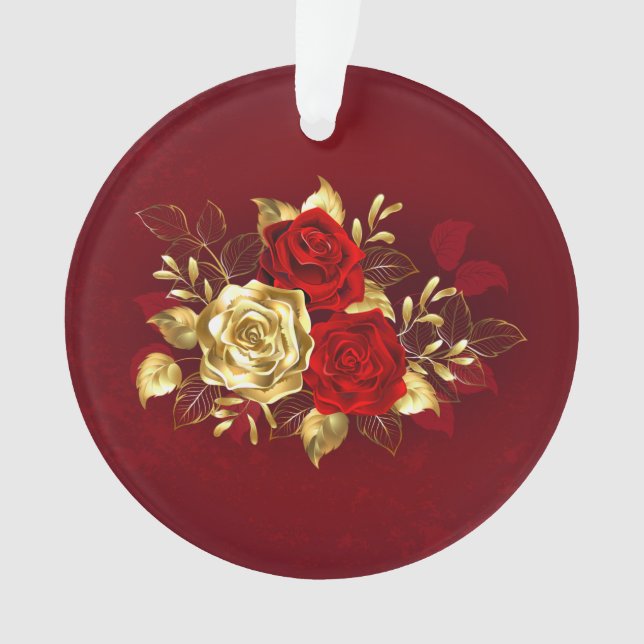 Trois Roses de bijoux (devant)