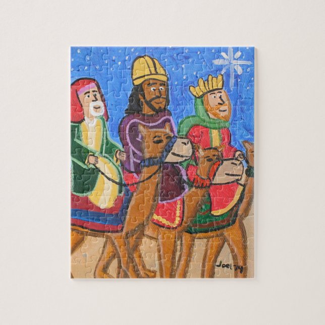 Trois sages par puzzle de Joel Anderson (Vertical)