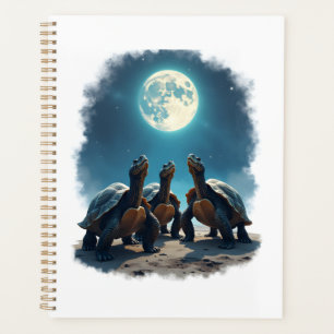 Trois tortues hurlent à la lune Montagne faunique