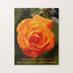 Trois trésors de puzzle de fleur de Taoism