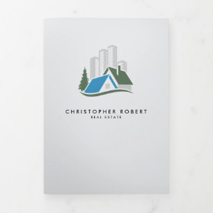 Trois Volets Carte de remplissage immobilier simple