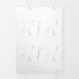 Trois Volets Carte Triptyque Design Minimaliste Élégant Neutre