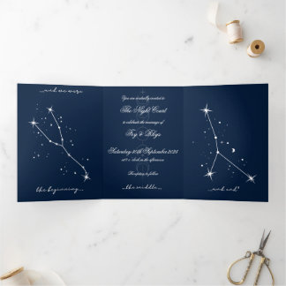 Trois Volets Invitation à un mariage romantique BookTok - Tauru