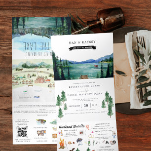 Trois Volets Lakeside Campground Resort   Invitation de mariage