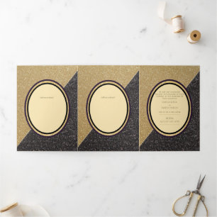 Trois Volets Nuestra Boda 6 pages Mariage espagnol Invitation