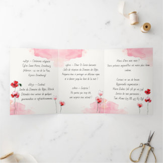 Trois Volets Programme "Coquelicots"