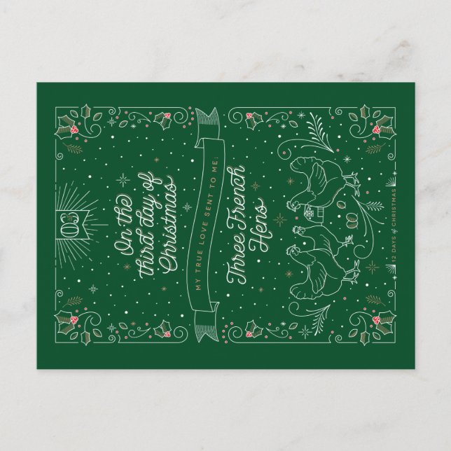 TROISIÈME JOUR DE NOËL / Carte de Noël (Devant)